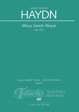 Missa Sancti Aloysii MH 257 - piano reduction